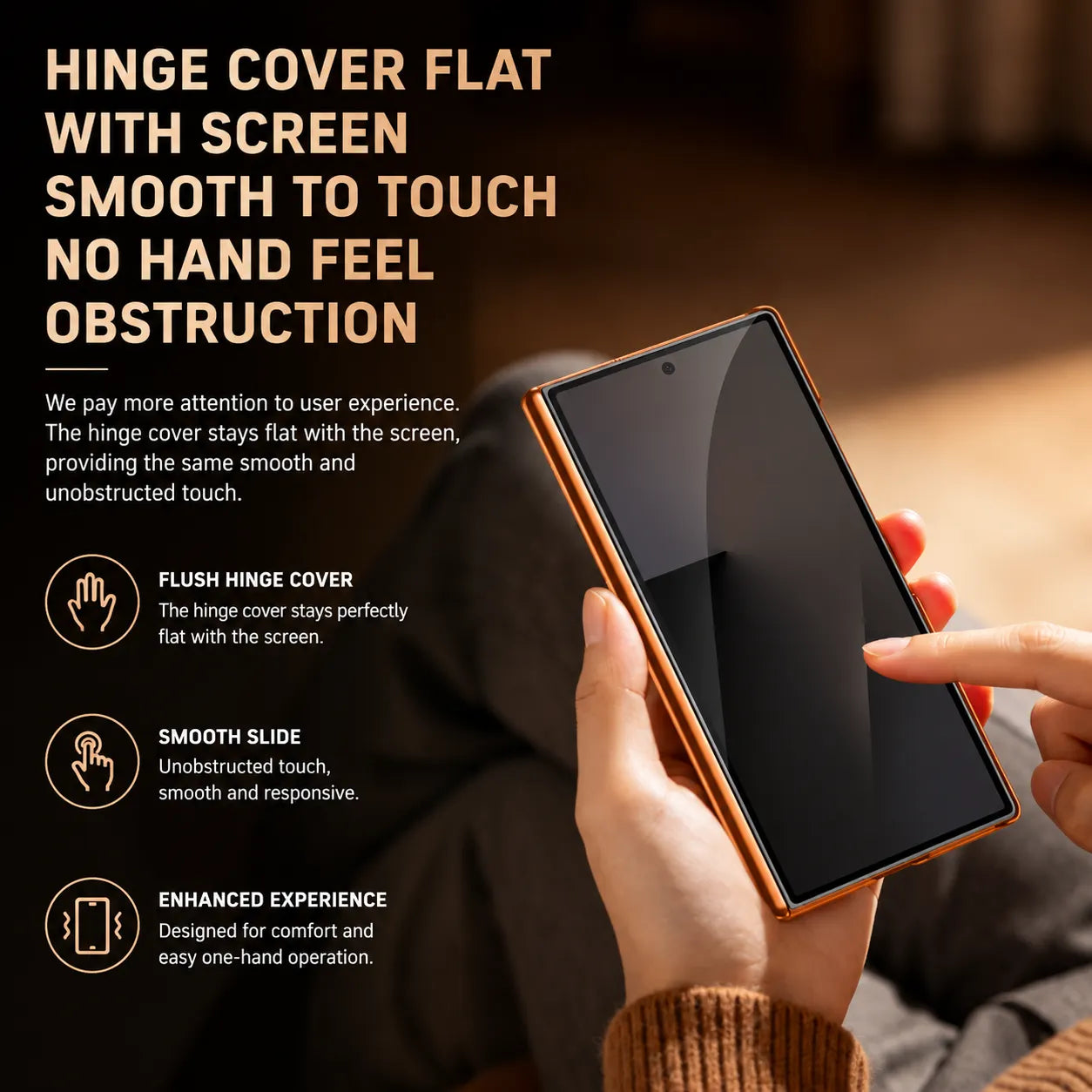 Electroplated Matte Magnetic Case for Samsung Galaxy Z Fold Series