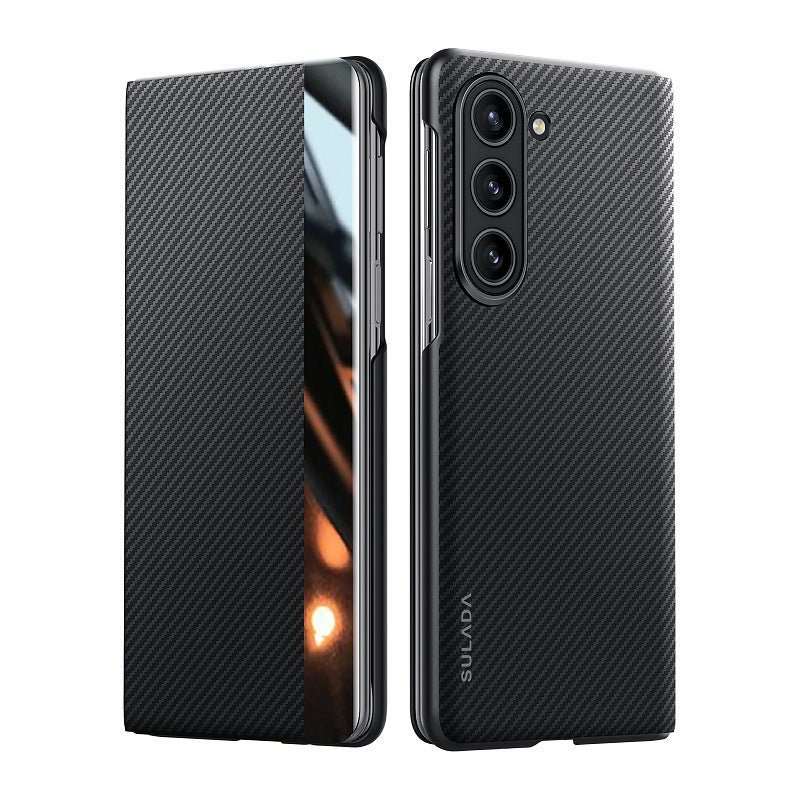 Luxurious Leather Cover With Magnetic Coil & Card Holder For Galaxy Z Fold 7