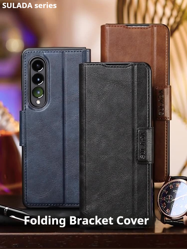 Fold6 High-End Magnetic Buckle Bracket Folding Mobile Phone Case