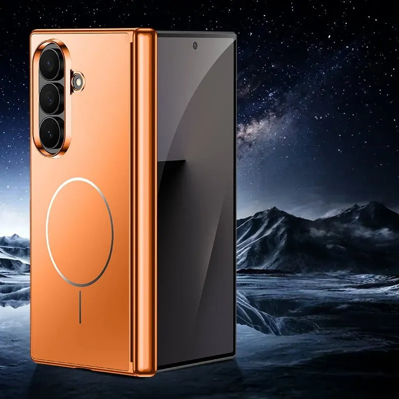 Electroplated Matte Magnetic Case for Samsung Galaxy Z Fold Series